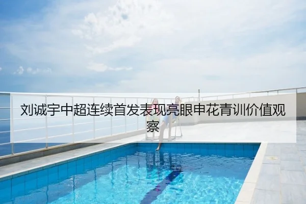 刘诚宇中超连续首发表现亮眼申花青训价值观察
